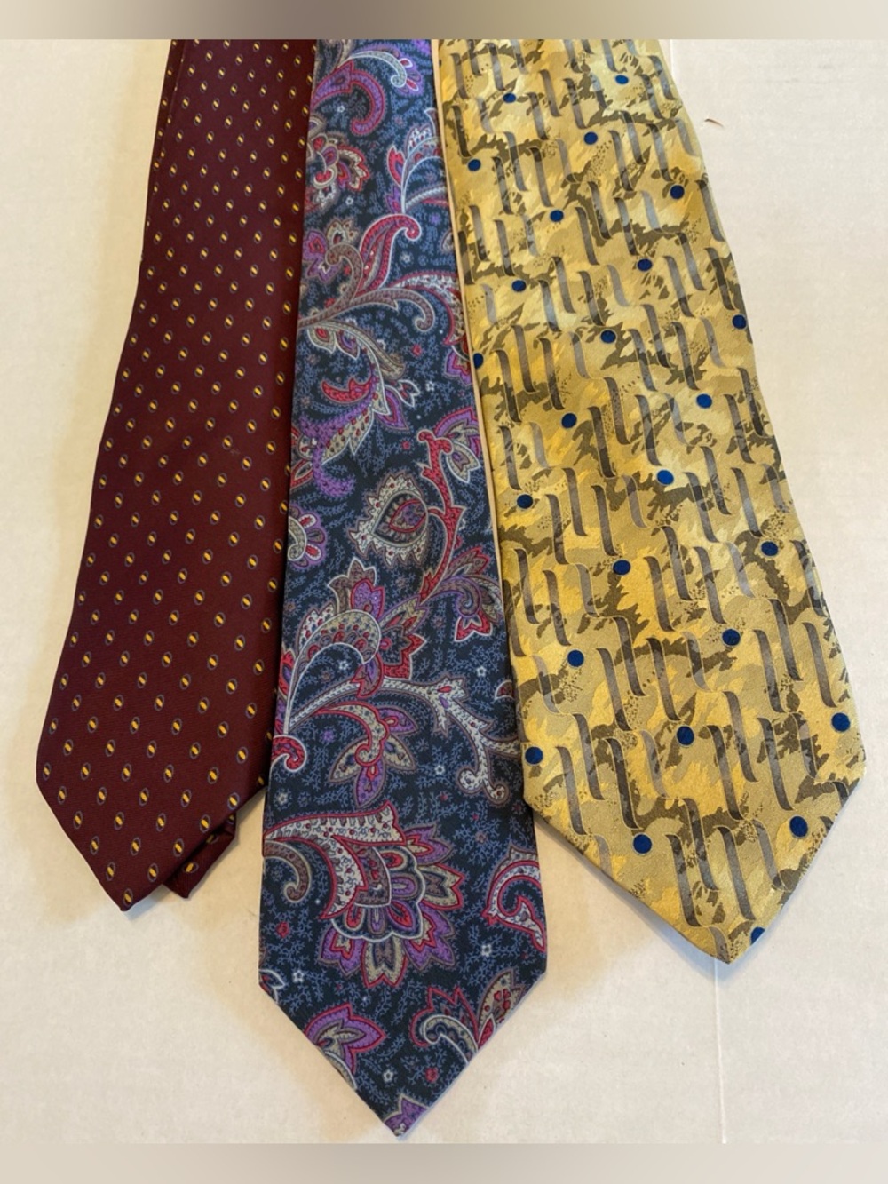 Mens Designed Silk Tie Lot